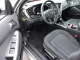 2012 Kia Optima Hybrid Black Interior