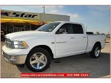2012 Bright White Dodge Ram 1500 Lone Star Quad Cab #71860832
