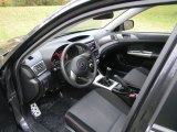 2009 Subaru Impreza WRX Wagon Carbon Black Interior