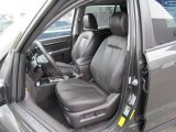 2011 Hyundai Santa Fe Limited AWD Cocoa Black Interior
