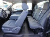2013 Ford F150 STX SuperCab 4x4 Steel Gray Interior