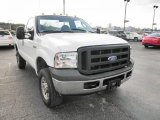2005 Ford F250 Super Duty XL Regular Cab 4x4 Front 3/4 View
