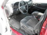 1998 Chevrolet S10 LS Extended Cab 4x4 Graphite Interior