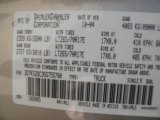2005 Ram 2500 Color Code for Light Almond Pearl Metallic - Color Code: PKJ
