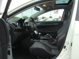 2012 Mitsubishi Lancer Evolution GSR Black Recaro Interior