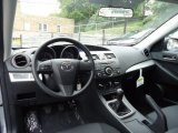 2013 Mazda MAZDA3 i SV 4 Door Black Interior