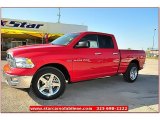 Flame Red Dodge Ram 1500 in 2012