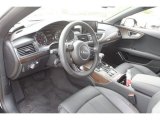 2013 Audi A7 3.0T quattro Prestige Black Interior