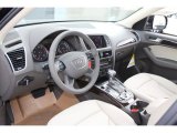 2013 Audi Q5 2.0 TFSI quattro Pistachio Beige Interior