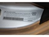 2012 Audi R8 Spyder 5.2 FSI quattro Info Tag