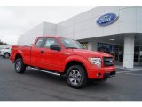 2013 Race Red Ford F150 STX SuperCab 4x4 #71914669