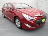 2012 Venetian Red Pearl Hyundai Sonata Hybrid #71914771