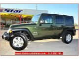 2008 Jeep Green Metallic Jeep Wrangler Unlimited X 4x4 #71915005