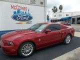 2013 Red Candy Metallic Ford Mustang V6 Premium Coupe #71979729