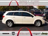 2013 Pearl White Tri Coat Dodge Journey American Value Package #71980315