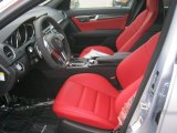 2013 Mercedes-Benz C 63 AMG AMG Classic Red Interior