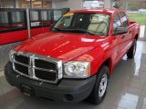 2007 Flame Red Dodge Dakota ST Quad Cab 4x4 #71980187