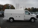 2012 Oxford White Ford E Series Cutaway E350 Commercial Utility Truck #71979673