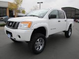 Blizzard White Nissan Titan in 2011