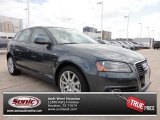 Meteor Gray Pearl Effect Audi A3 in 2013