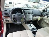 2013 Subaru Legacy 2.5i Limited Ivory Interior