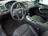 2013 Buick Regal Turbo Ebony Interior