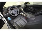 2013 BMW 6 Series 650i Convertible Black Interior