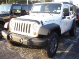 2013 Bright White Jeep Wrangler Unlimited Rubicon 4x4 #72039918