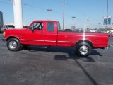 1996 Ford F250 Vermillion Red