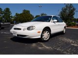 Vibrant White Ford Taurus in 1999