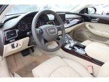 2013 Audi A8 L 4.0T quattro Velvet Beige Interior