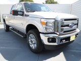 2012 Ingot Silver Metallic Ford F350 Super Duty Lariat Crew Cab 4x4 #72040253