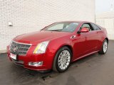 Crystal Red Tintcoat Cadillac CTS in 2011