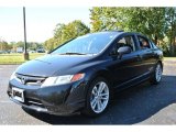2007 Nighthawk Black Pearl Honda Civic Si Sedan #72040458