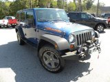 2010 Deep Water Blue Pearl Jeep Wrangler Unlimited Mountain Edition 4x4 #72101884