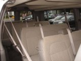2012 Chevrolet Express LS 3500 Passenger Van Rear Seat