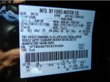 2012 F450 Super Duty Color Code for Tuxedo Black - Color Code: UH