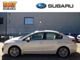 2013 Satin White Pearl Subaru Impreza 2.0i Premium 4 Door #72101724