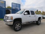 2013 Summit White Chevrolet Silverado 1500 LT Crew Cab 4x4 #72101714