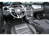 2012 Ford Mustang V6 Premium Convertible Charcoal Black Interior