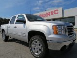 2013 Quicksilver Metallic GMC Sierra 1500 SLT Crew Cab 4x4 #72101837