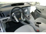 2012 Toyota Prius 3rd Gen Three Hybrid Misty Gray Interior