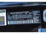 2011 E Color Code for Black - Color Code: 040