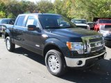 2012 Tuxedo Black Metallic Ford F150 Lariat SuperCrew 4x4 #72159934