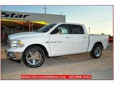 2012 Bright White Dodge Ram 1500 Big Horn Crew Cab #72159794