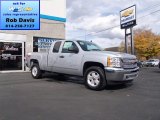 2012 Silver Ice Metallic Chevrolet Silverado 1500 LT Extended Cab 4x4 #72203734