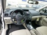 2013 Subaru Impreza 2.0i Premium 4 Door Ivory Interior