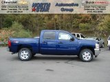 2013 Blue Topaz Metallic Chevrolet Silverado 1500 LT Crew Cab 4x4 #72203893
