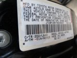 1998 Camry Color Code for Black - Color Code: 202