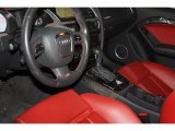 2011 Audi S5 4.2 FSI quattro Coupe Black/Magma Red Silk Nappa Leather Interior